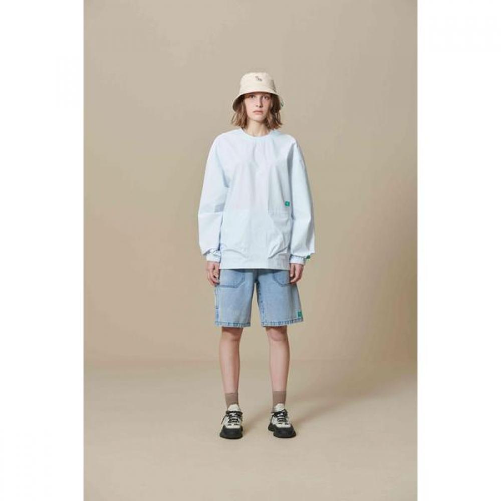 Ripstop Woven Sweatshirt Blue 23ss