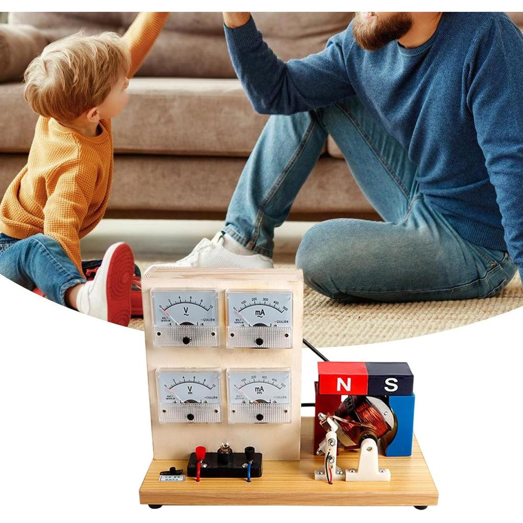 Educational Experiment Generator Model Electromagnetics Induction Demonstrator Hands on Learning Tool for Classroom Physics Teaching Tool