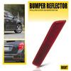 Tail Rear Bumper Reflector Light Lamp Left Red Lens For 2010-2017 Chevy Equinox