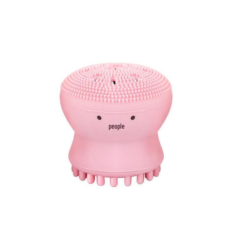 Octopus Silicone Double-Ended Face Cleansing Brush for Face and Nose