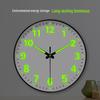 8" Luminous Silent Wall Clock for Living Room Decor - Modern and Simple Design
