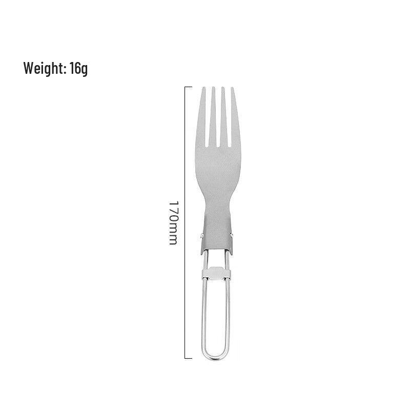 NuFeng Portable Folding Camping Cutlery Set