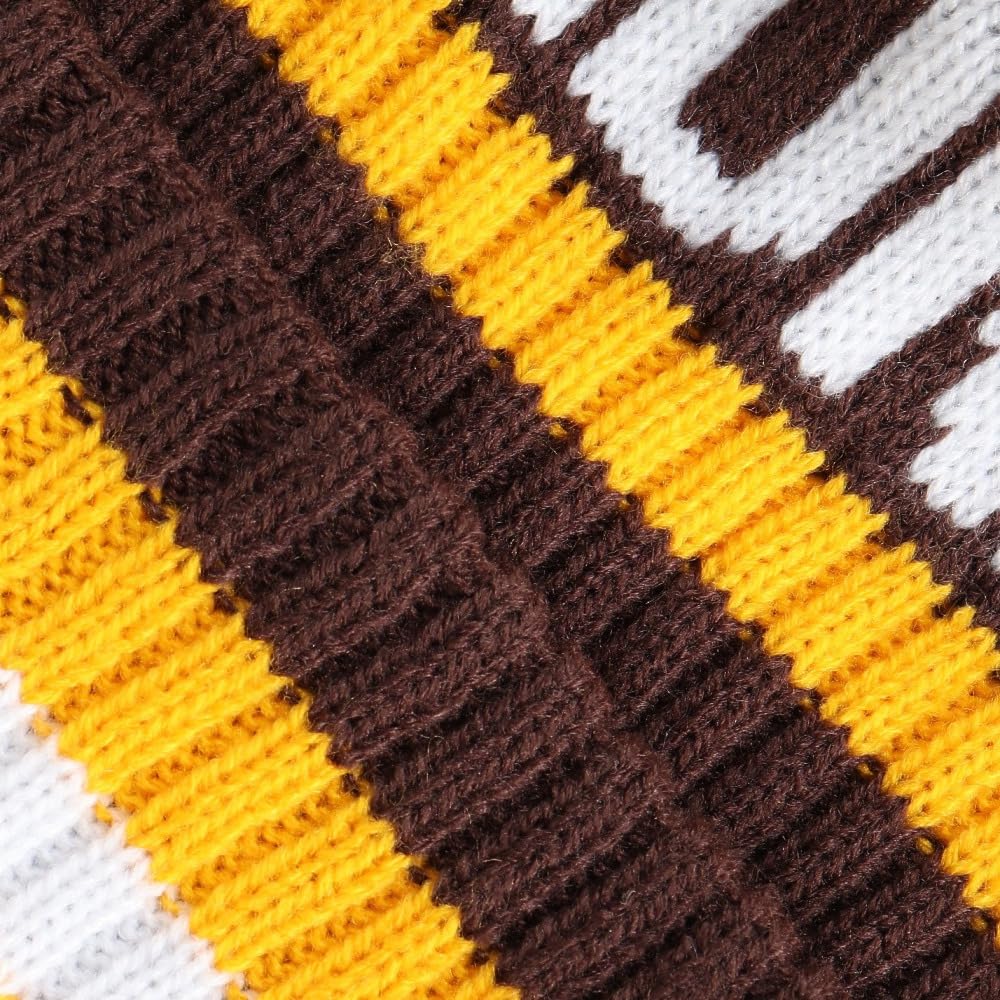 '47brand '47BRAND MLB Pom-Pom Knit Hat, Cuff Knit, SD Brown, Free Size, 47A-CFKN-B-BERNG21ACE-BW