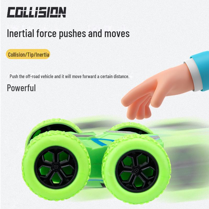 Voiture de cascade tout-terrain double face pour enfants transfrontaliers