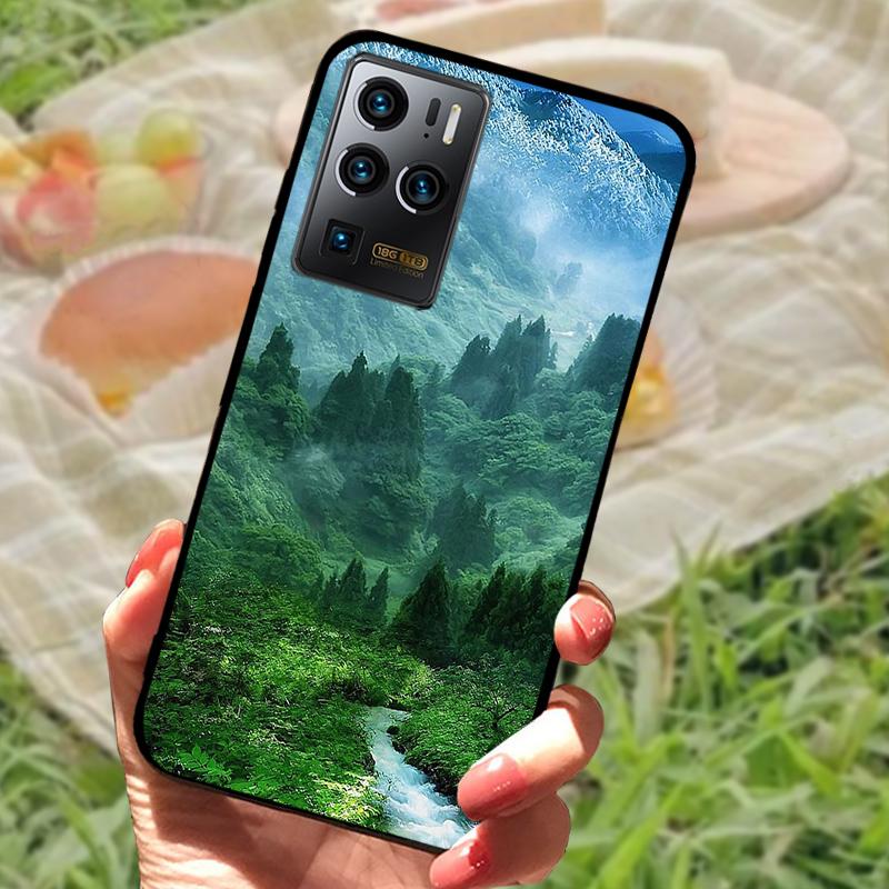 Für ZTE Axon 30 Ultra 5G Stoßfeste Silikon-Weich-TPU-Handyhülle Für ZTE Axon 30 Ultra Mode Cartoon Schutzhüllen Cover