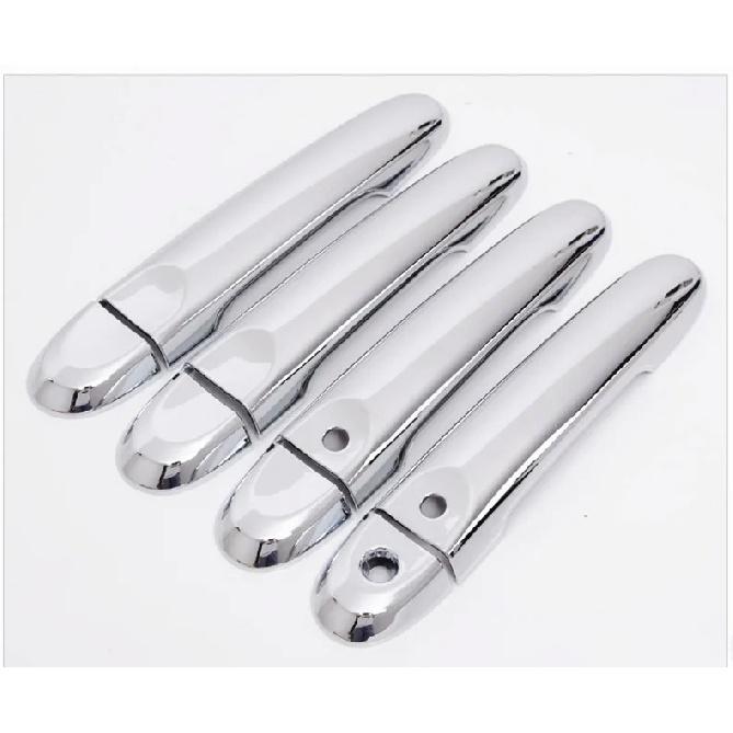 

Для Nissan Versa/Tiida/Almera 2012-2016 Nissan March Micra 2010-2014 хромированная крышка автомобильной дверной ручки 2 умных замочных отверстия