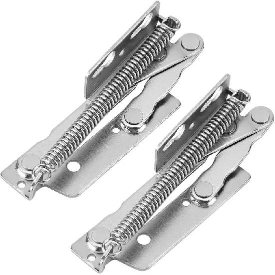 2Pcs Set Steel Up Spring Hinge for Cabinet Cuoard Closet Wardrobe Door Support,Pull Up Shelf Hinge,Under Cabinet Pull Down Hinges,Under Cabinet Hinge