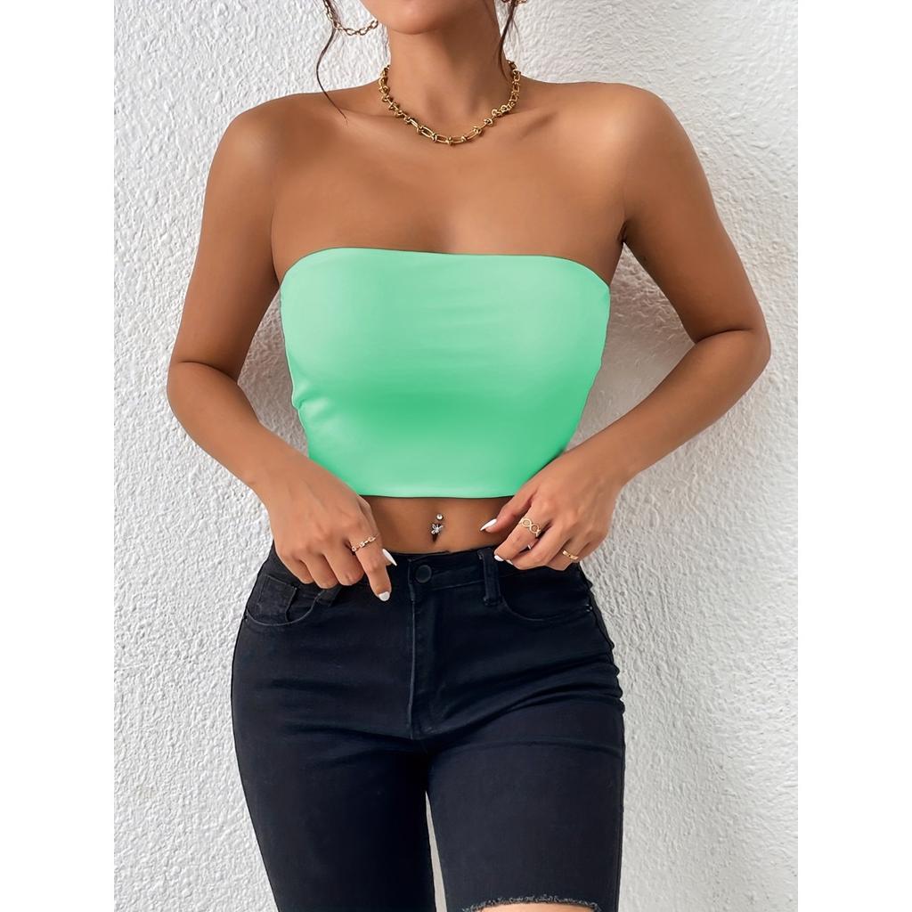 Damen Einfarbiger Alltäglicher Casual BH, Stoßfester und Anti-Hänge-BH, Ohne Stahlbügel, Damen Brustwickel, Geeignet zum Tragen zu jeder Jahreszeit