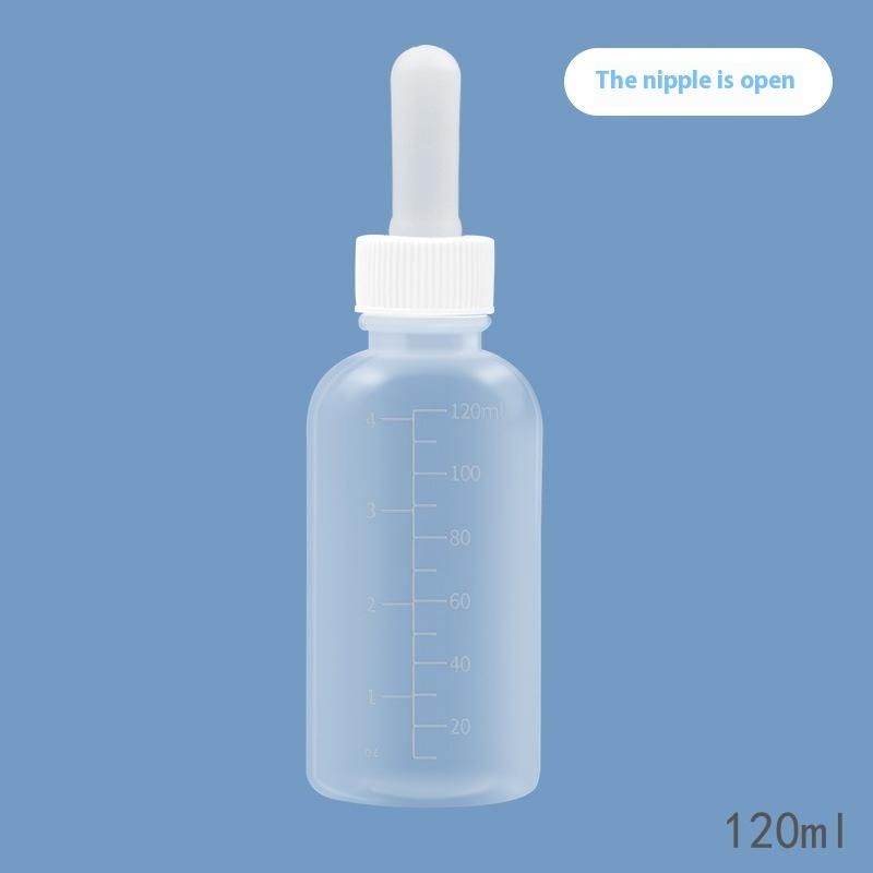 Pet Kitten Feeding Bottle Nipple Feeder Can Squeeze Liquid Milk Nursing Bottle For Born Dogs Puppies Rabbits Hamster Cat