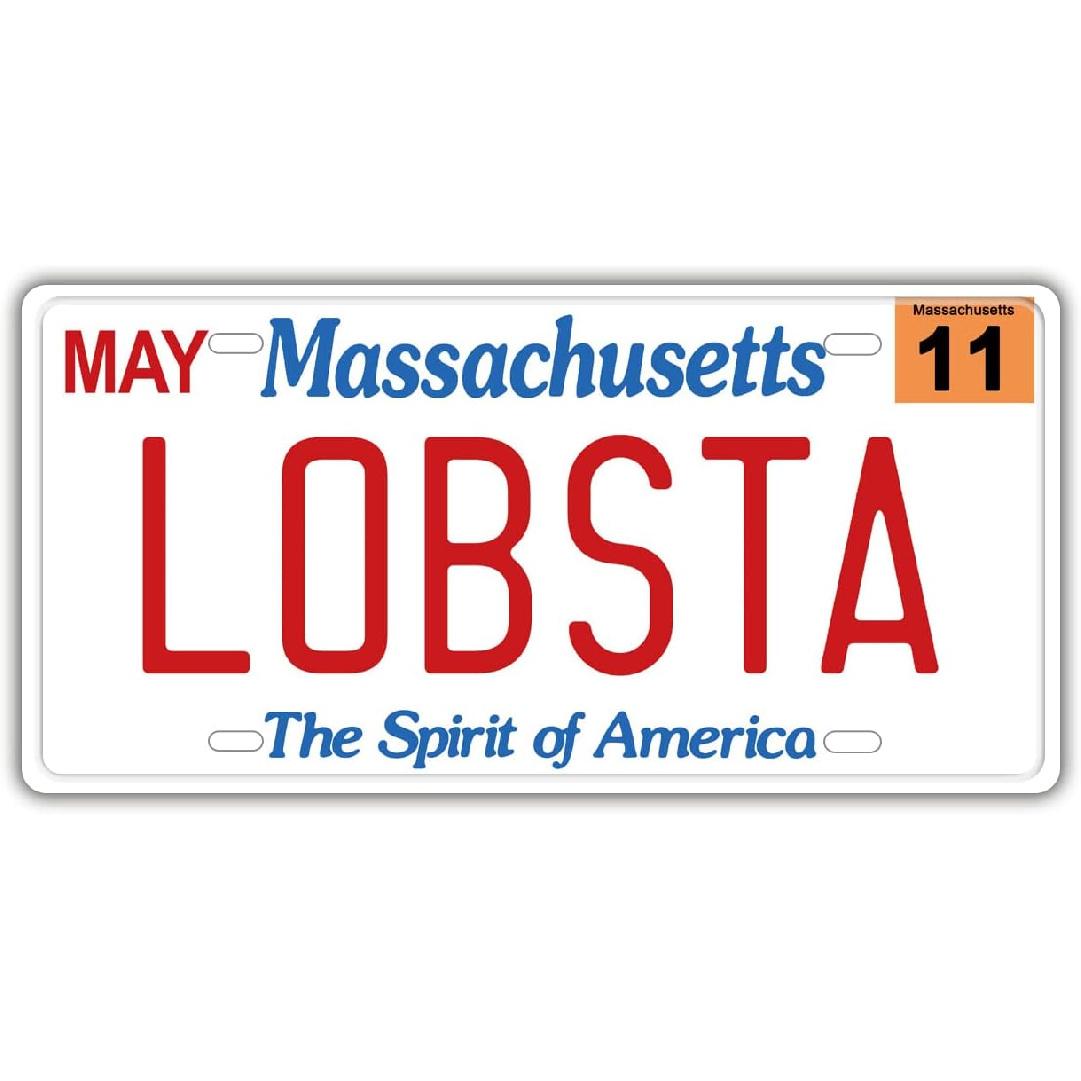 

Replica License Plate of US States, Embossed Novelty Metal Number Tags, Prop Car Registration Plates, 12x6 Inches… Massachusetts
