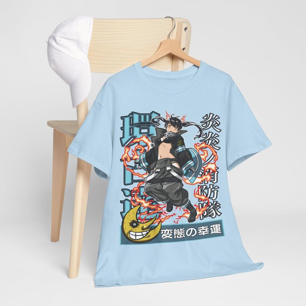 Anime Tamaki shirt Shinra Tshirt Benimaru Shirt Fire Force Anime Shonen gift M
