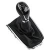 Pomo de Palanca de Cambios de 6 Velocidades ABS Accesorio Automotriz Interior