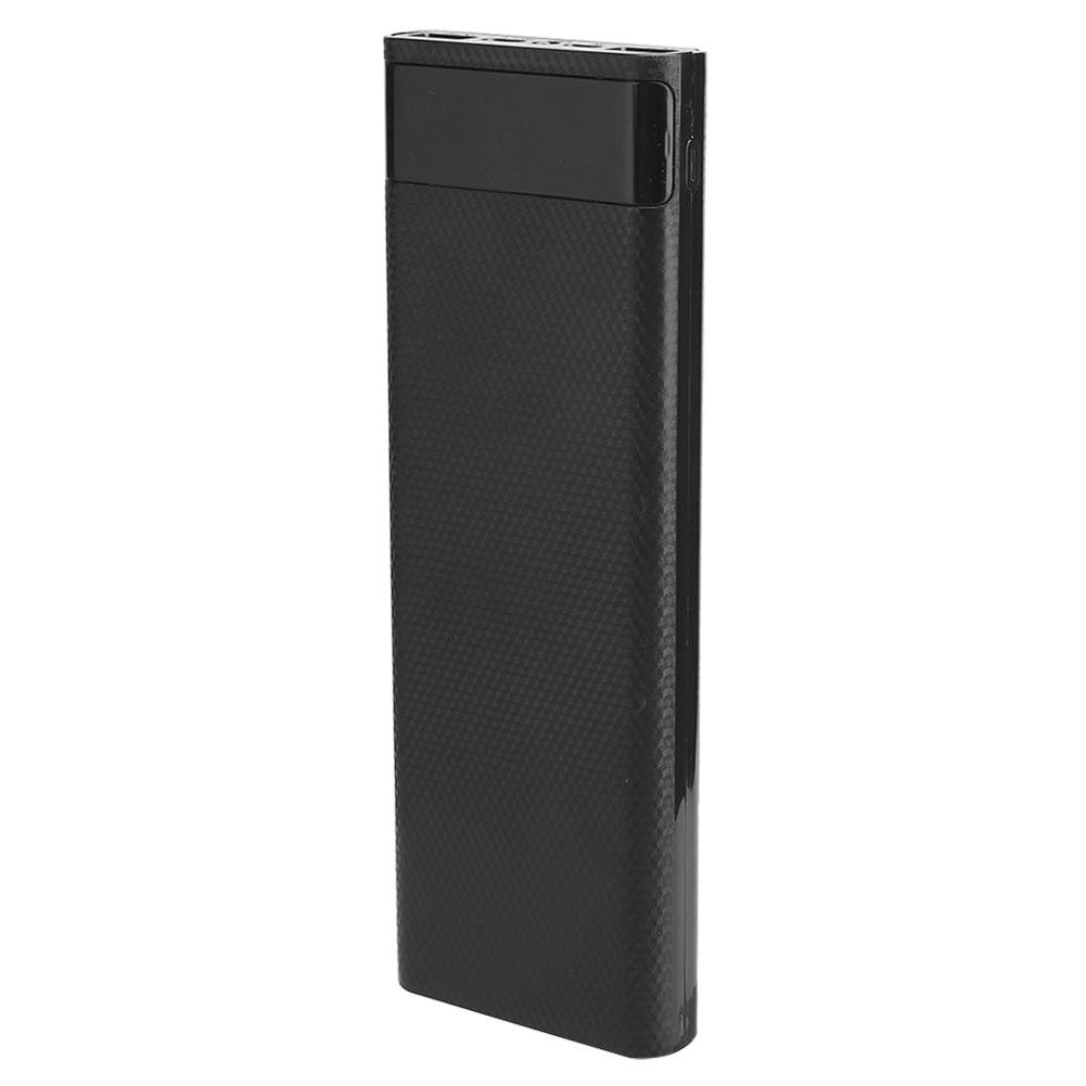 10x18650 Battery Box Portable Power Source No Welding Jacking DIY Power Bank Shell Kit Accessoryblack