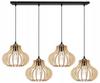 Hanging Lamp, Ceiling Chandelier, Wooden, Led Lampshade