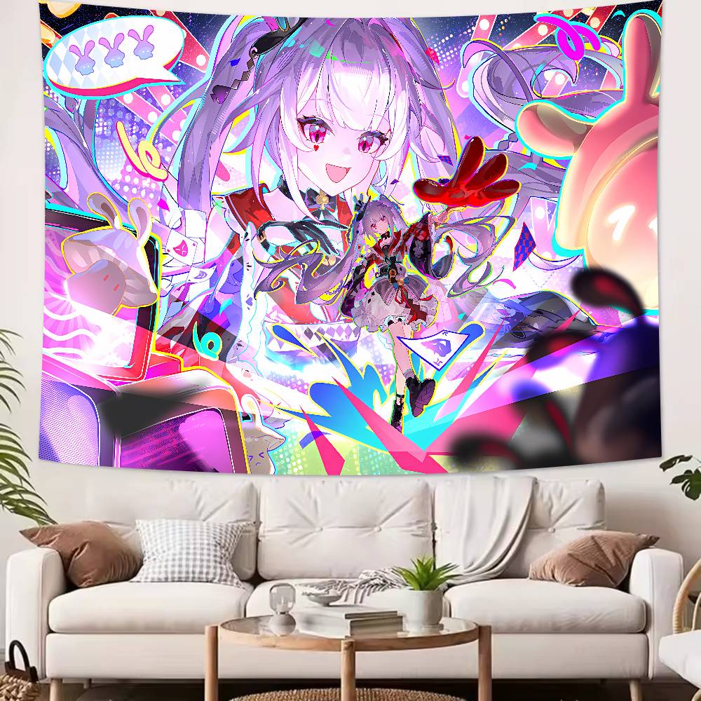Cute Hot Funny Girl Sparxie Tapestry Decoration Bedroom Dormitory Background Cloth Holiday Home Party Living Room Club Tapestry