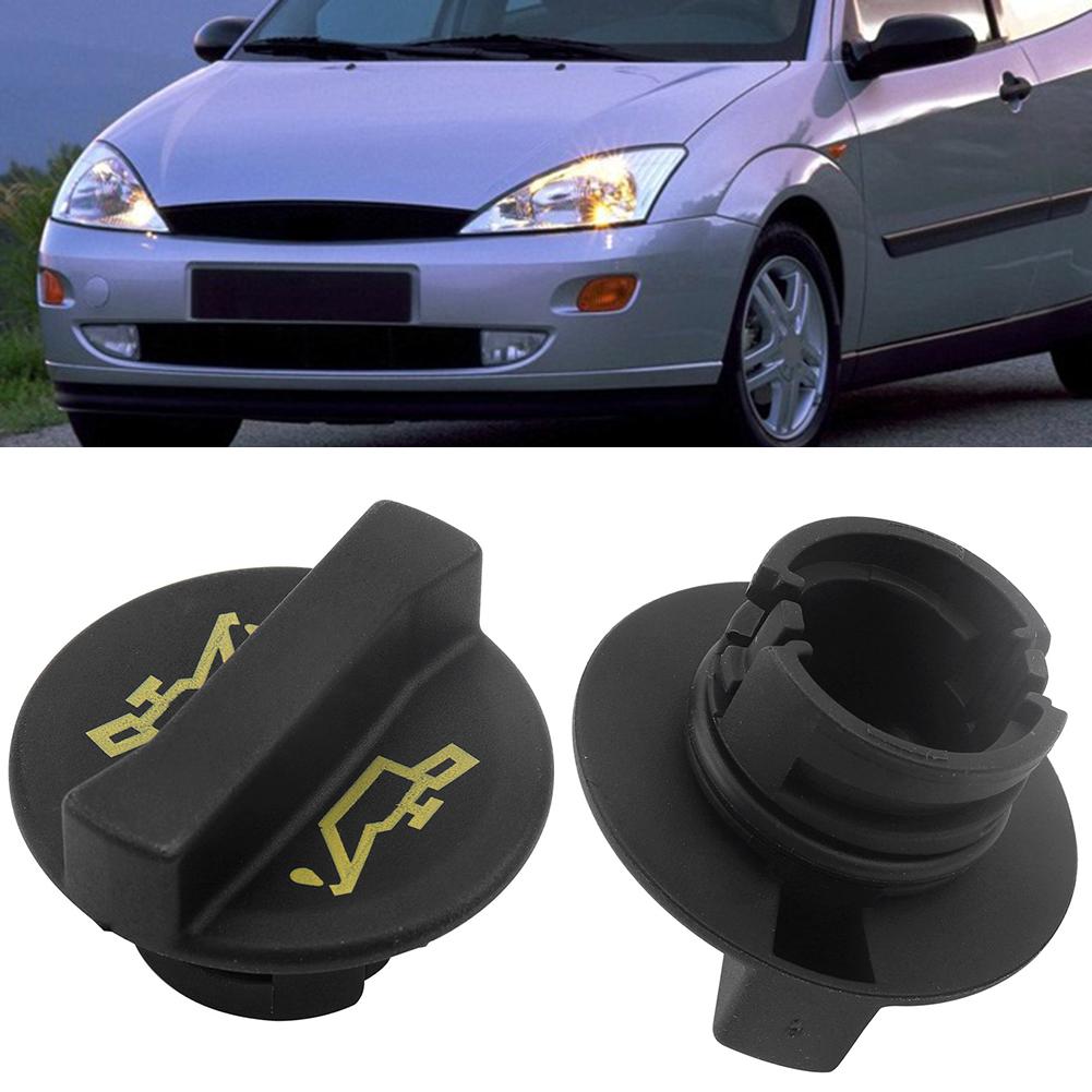 Car Engine Oil Filler Cap Car Engine Oil Cap Filler Cover for Ford Fiesta KA Ranger Fusion C-MAX Escort
