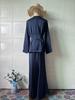 Vintage Soft Color Long-Sleeve Dress - Elegant European & American Spring Style for Women 2025