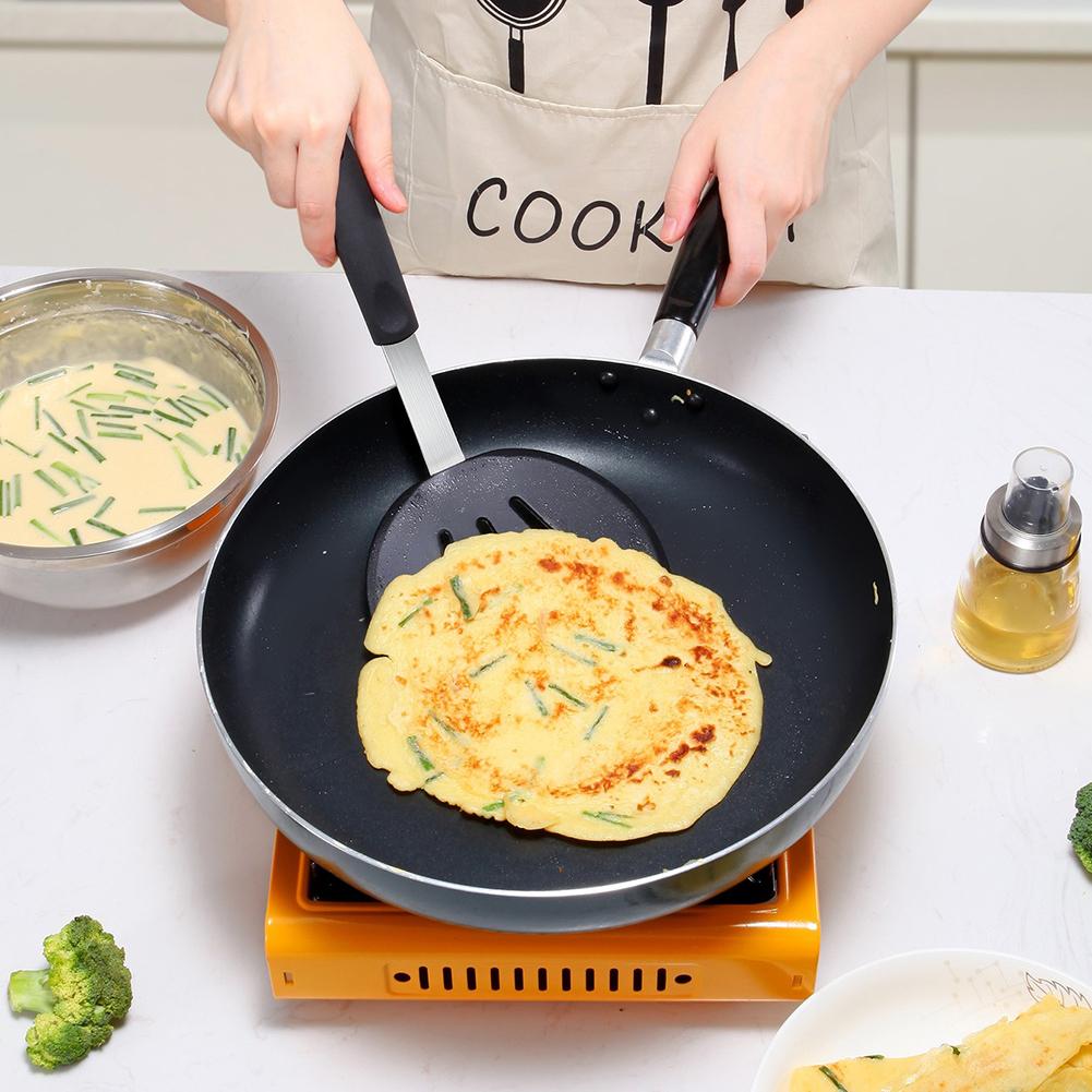 Silicone Steak Spatula With Ergonomic Lengthened Handle Western-style Elastic Heat Resistance Non-stick Steak Spatula Kitchenware