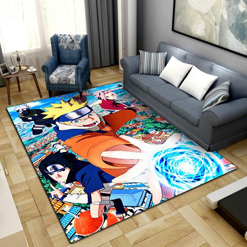 Anime-Naruto  Area Carpet for Living Room Bedroom Home Decor Cool Movie Mat Floor Mat -LXR41
