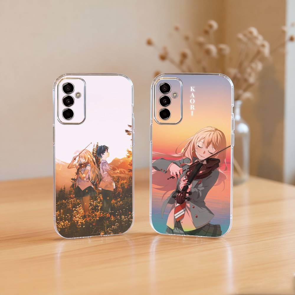 Your Lie in April Phone Case For SamsungA10,12,20,21S,30,31,40,50,51,52,70,71 Transparent Cover