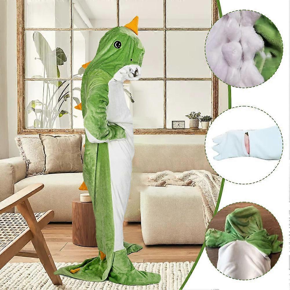 Wearable Dinosaur Blanket Animal Sleeping Bags for Kids Super Soft Warm