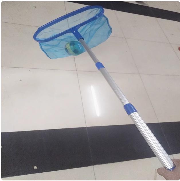 3-Section Extendable Aluminum Pool Skimmer Net for Baby Pools and Shallow Water