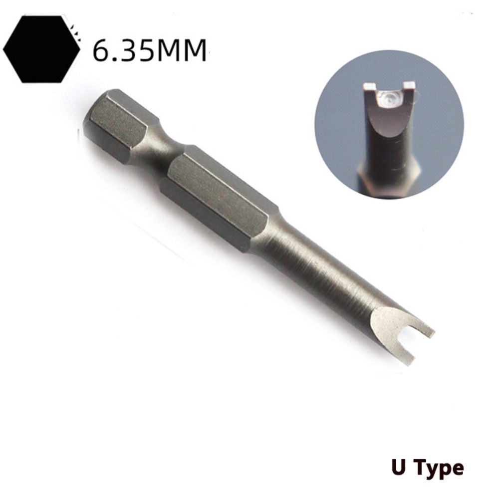 7/13Pcs Y-Type Three Points Screwdriver Bit U-shaped Internal Cross Socket  Woodworking