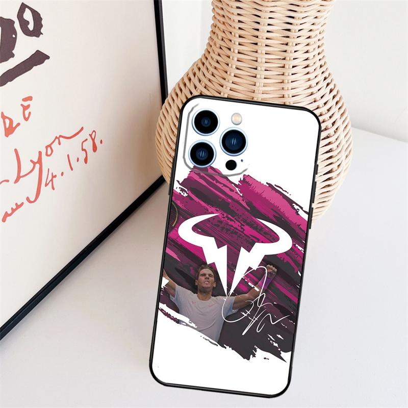Tennis Roger Federer RF Cover Case For iPhone 14 Pro 11 16 15 Pro Max 12 13 Mini Plus XS X XR Funda