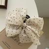 Sophisticated Demeanor Big Bow Hair Clip for Female, Trendy Hair Dressing Accessory, Ponytail Braid Grabbing Clip