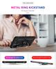Luxury Armor Shockproof Case for OPPO A16 A16S A32 A72 A52 A53 A54 A55 A74 A5 A3S A5S A7 Reno 6 5Z Metal Ring Holder Phone Cover