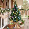 Easter Hanging Eggs Colorful Easter Egg Hanging Ornaments Decor Hand Painted Ball DIY Crafts Tree Ornaments Easter Decorations