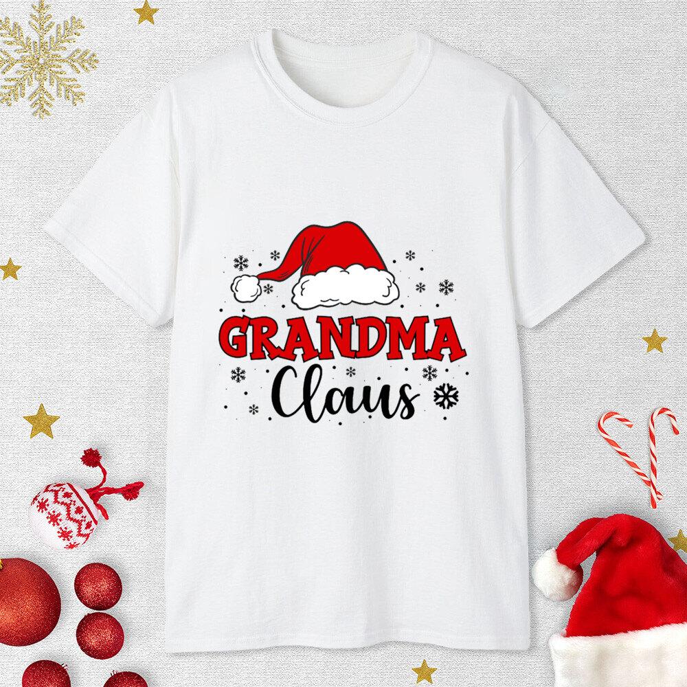 Family Claus Shirts Christmas Family Togrther Matching T-shirt Outfit Matching Xmas Dad Mom Uncle Aunt Grandpa Grandma Tee Tops