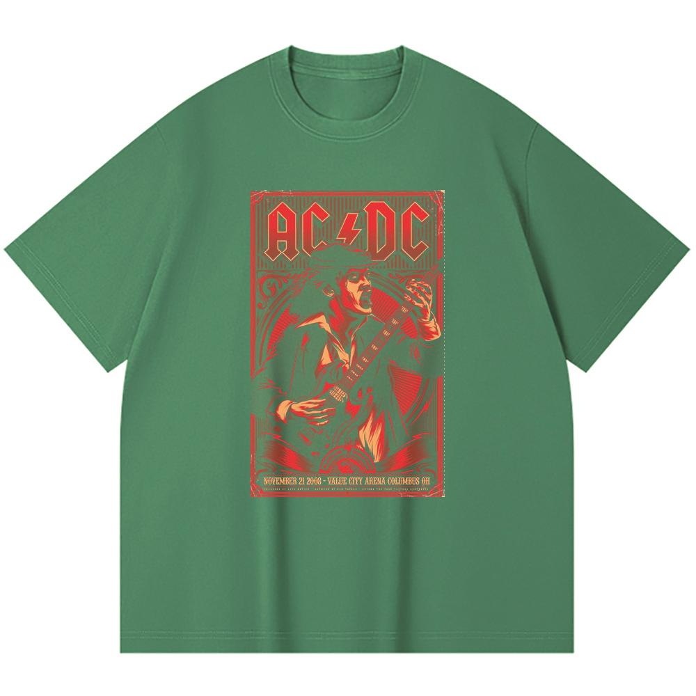 230 G/m² 100% Bomull Heavy Metal T-shirt Rockband Populärmusik Tryck Unisex Tung Bomulls-T-shirt