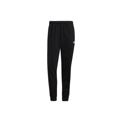 Essentials Warm-Up Tapered 3-Stripes Track Pants Black/White Men Streetwear H46105