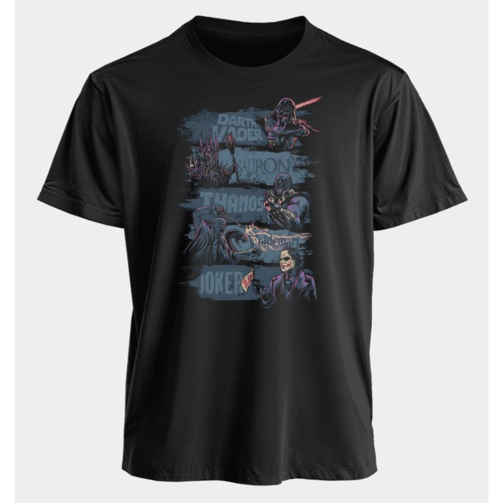 Scifi Star Wars Printed Cotton Short Sleeve American Street Mens and Womens Summer Sports Loose Daily Crew Neck TShirt