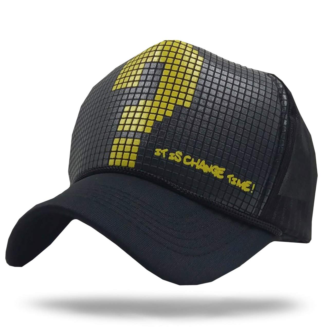 

WHITE FANG Hat Cap Logo Mesh Casual Unique Funny Black CA125 Men s (03 Yellow)