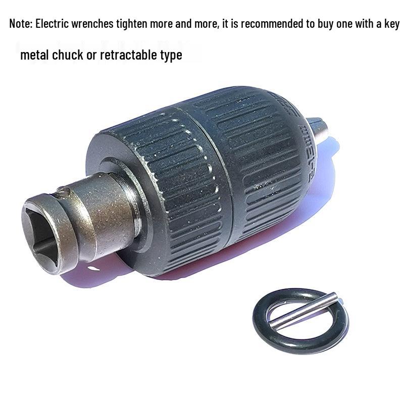 Electric Wrench To Drill Chuck Adapter: Pneumatic Screwdriver & Air Gun Conversion Tool