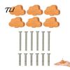 Modern Minimalist Cabinet Pulls Cloud Shaped Wooden Knobs for Cabinets & Drawers, Wood Handles Beech with Screws, Nordic Style Decorative Nursery