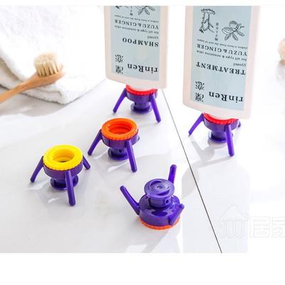 Paquete de 3 Tapas de Botella Invertida Botella de Especias de Cocina Soporte de Botella de Plástico Soporte para Botella a Prueba de Fugas para Gel de Ducha y Champú de Baño