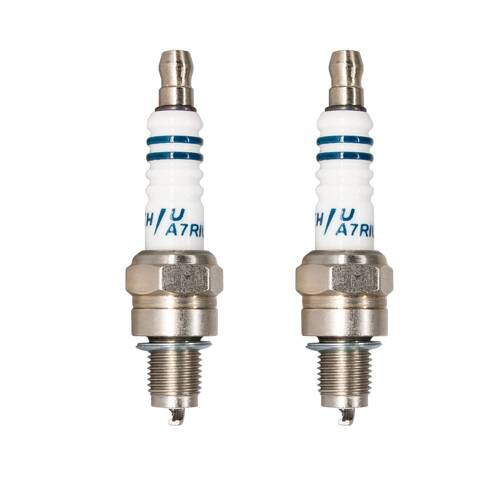 2 Pcs TORCH A7RIU Iridium Replacement NGK [3485] CR7HIX / [4549] CR7HSA / [4629]