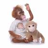 Reborn Baby Monkey - Realistic Monkey Plush Toy, Soft Silicone 48cm Lifelike Soft Cuddly Companion for Kids