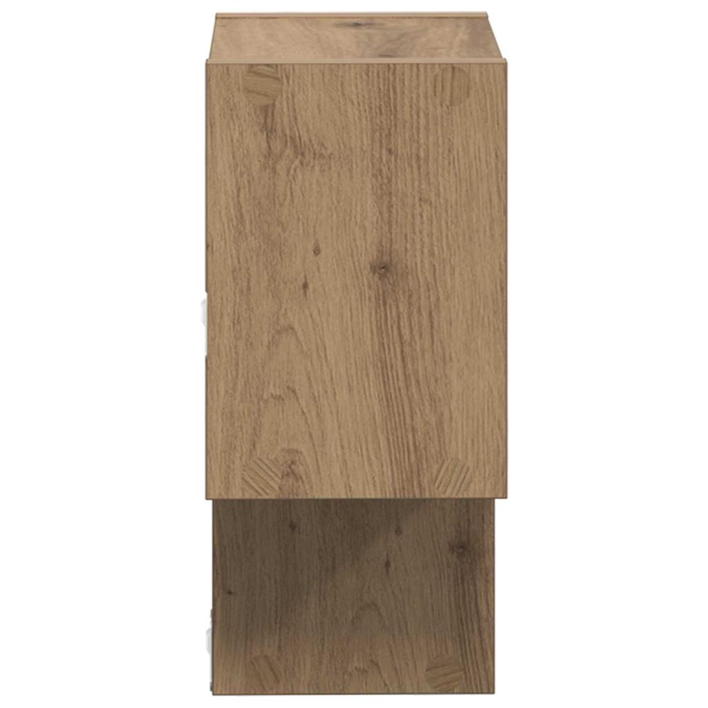 Wall Shelf Wall Mount Artisan Oak 55 X 15 X 35 Cm