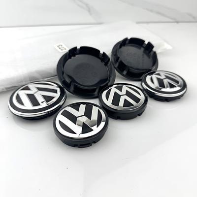 4 adet 55mm 56mm 65mm 70mm 76mm Araba Jant Göbek Kapakları Jant Kapağı Kapağı VW Jetta MK5 Golf Passat styling 3B7601171 için