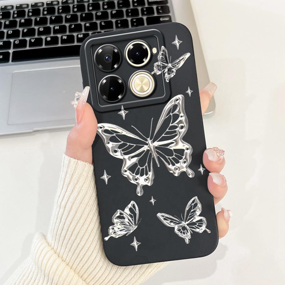 Soft Silicone Phone Case For Infinix Note 40 Pro 4G 5G Note40 Pro+ 40x Funda Cartoon Animals Flower Fashion Printed Back Cover