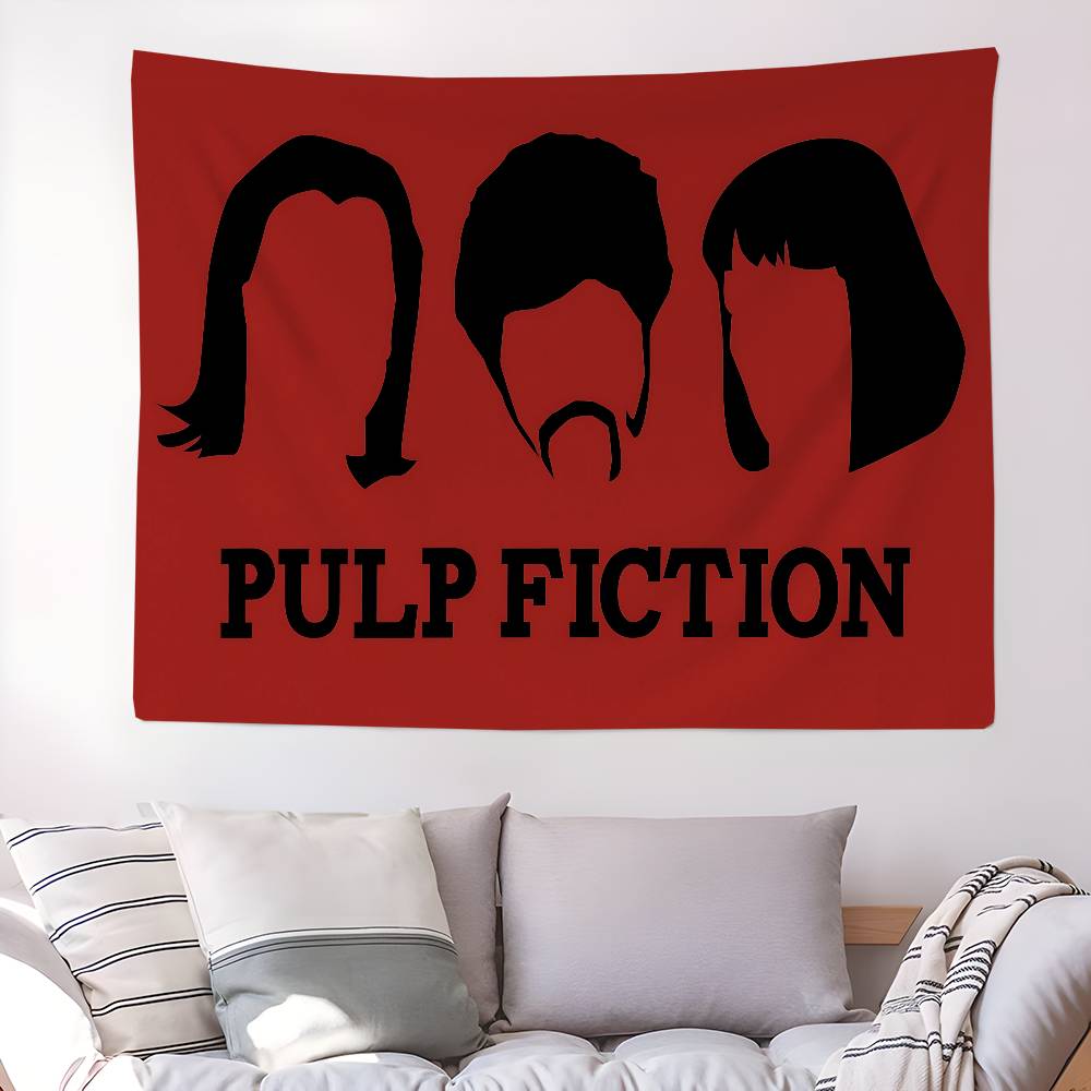Movie PPulp Fiction Classic Hippie Wall Hanging Tapestries Bohemian Wall Tapestries Mandala INS Home Decor