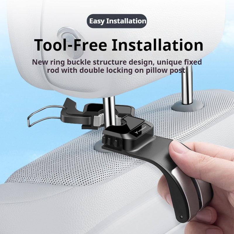 Car Seat Back Hook For Voyah Free I-Land Dreamer 2021-2023 Car Seat Headrest Hooks Hanger Storage Organizer Accessories