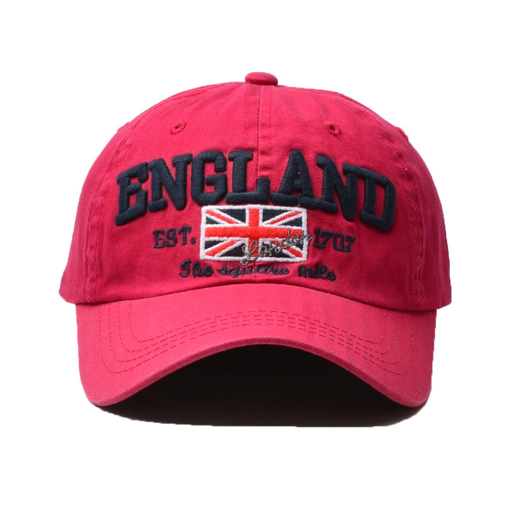 Northwood All Seasons 3D Embroidery ENGLAND Letters Baseball Cap Men's Outdoor Sports Training Sunscreen Shade Adjustable Cap Men Trucker Hats