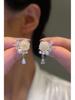 Mingqing Fashion S925 Silver Temperament Stud Earrings