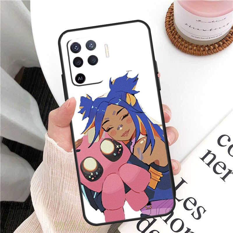 Cartoon Valorant Case For Oppo A98 A58 A78 A18 A38 A60 A80 A40 A77 A57 A17 A74 A54 A94 A96 A76 A16 A15 A5 Pro