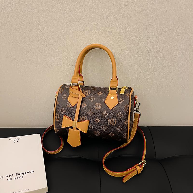 New style fashion letter presbyopia nano pillow bag portable shoulder oblique span women's bag